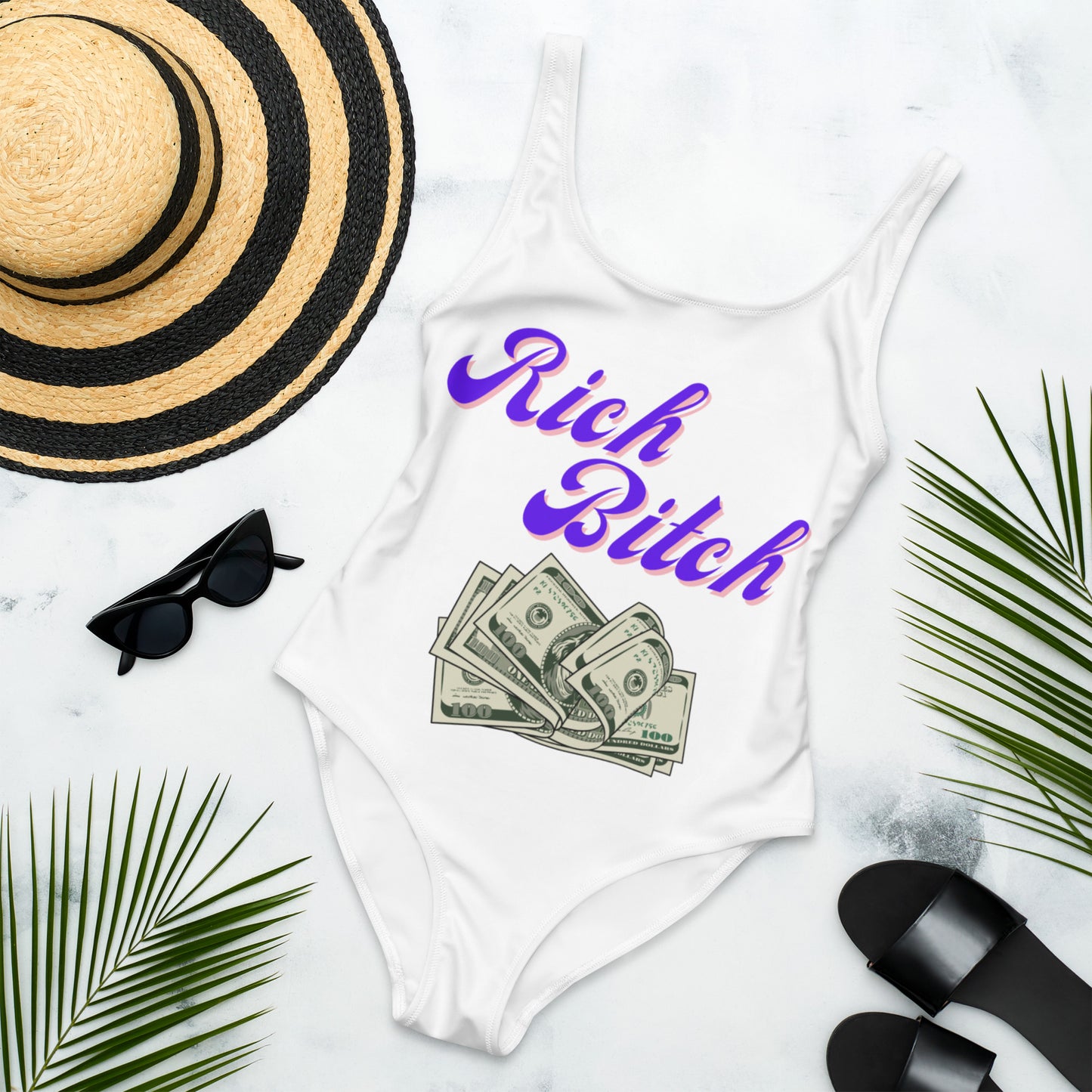 Rich B*tch One-Piece Swimsuit