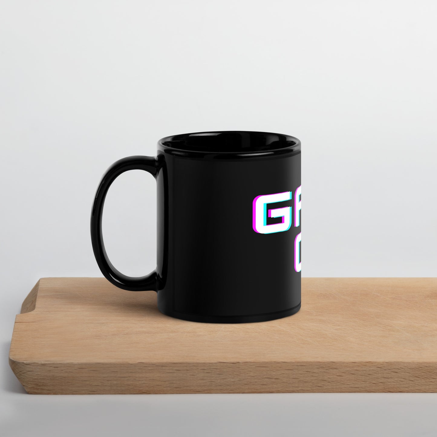 Game On Black Glossy Mug