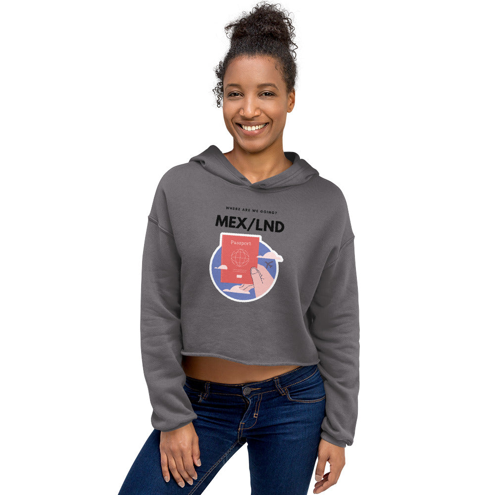 Passport Crop Hoodie