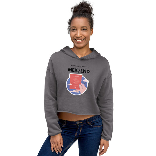 Passport Crop Hoodie